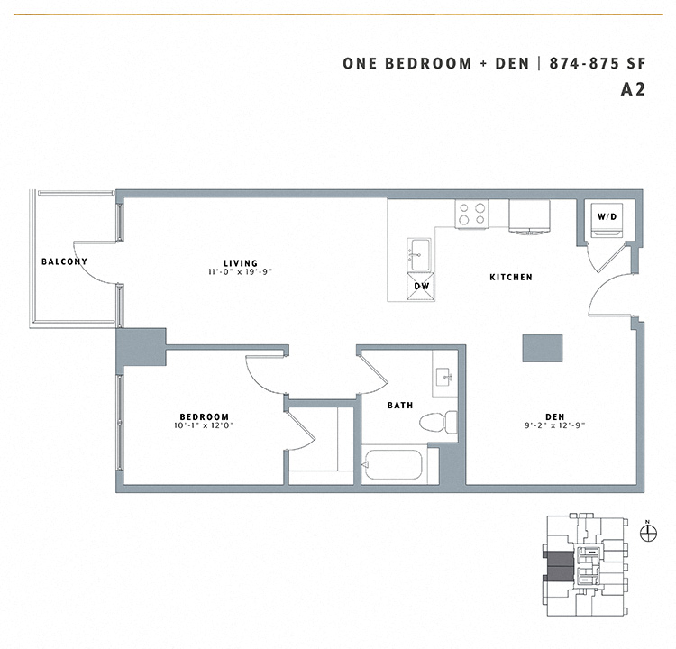 One Bedroom + Den A2 Hallasan